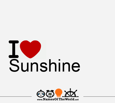 I Love Sunshine