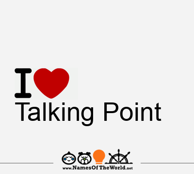 I Love Talking Point